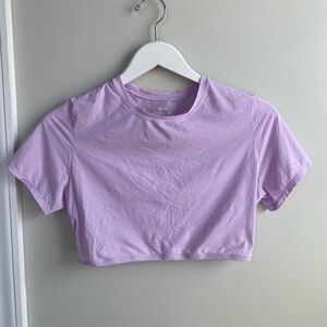 SKIMS Lavender Crop Top